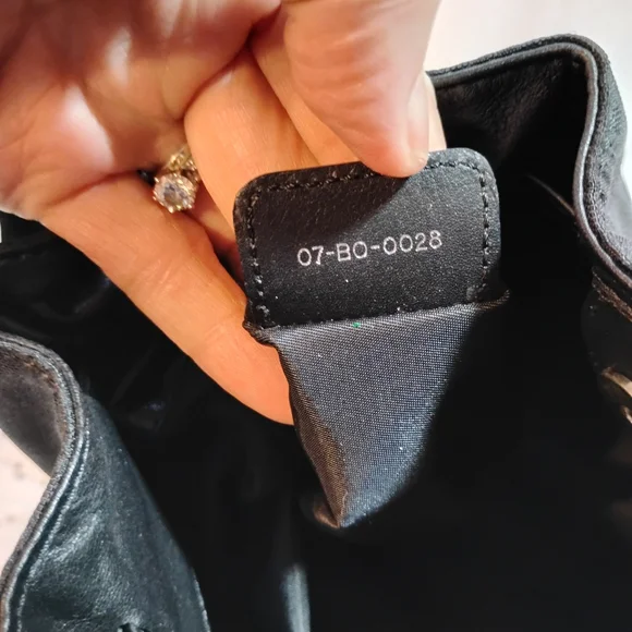 CHRISTIAN DIOR Black Canvas LOGO Bag - Picture 11 of 15